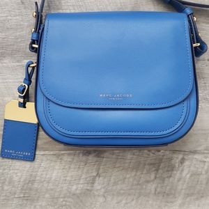 Marc Jacobs Rider Mini Crossbody Bag Purse, Blue